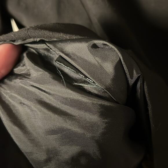 Norma Kamali Women's Blazer Black Single Breasted Lined Work Suit Jacket 10 - Picture 8 of 8